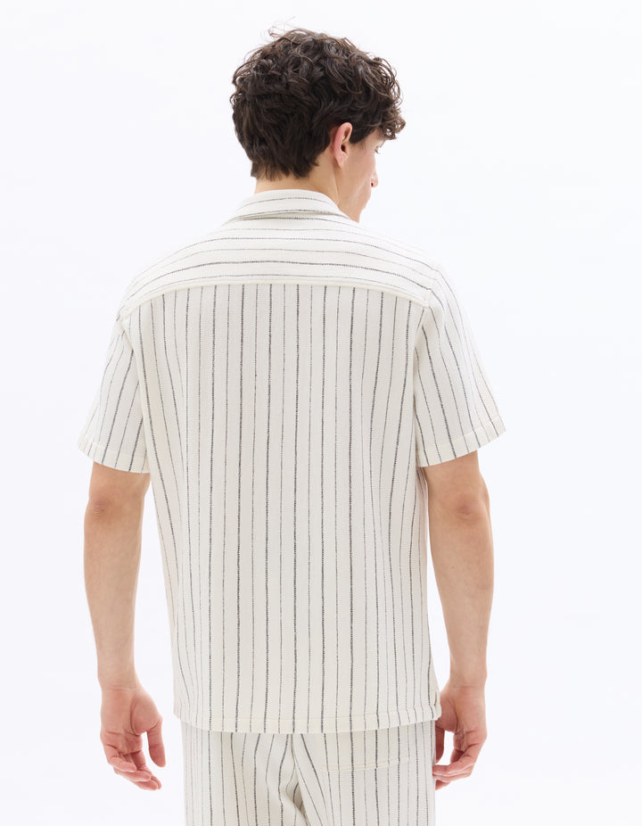 Men - Knitted - Shirt - Short sleeves