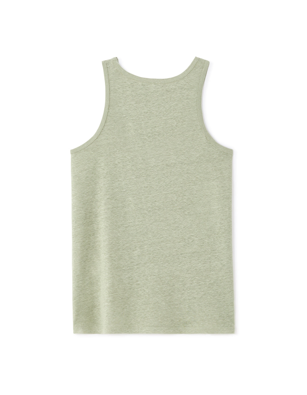 Wide Strap 100% Linen Tank Top