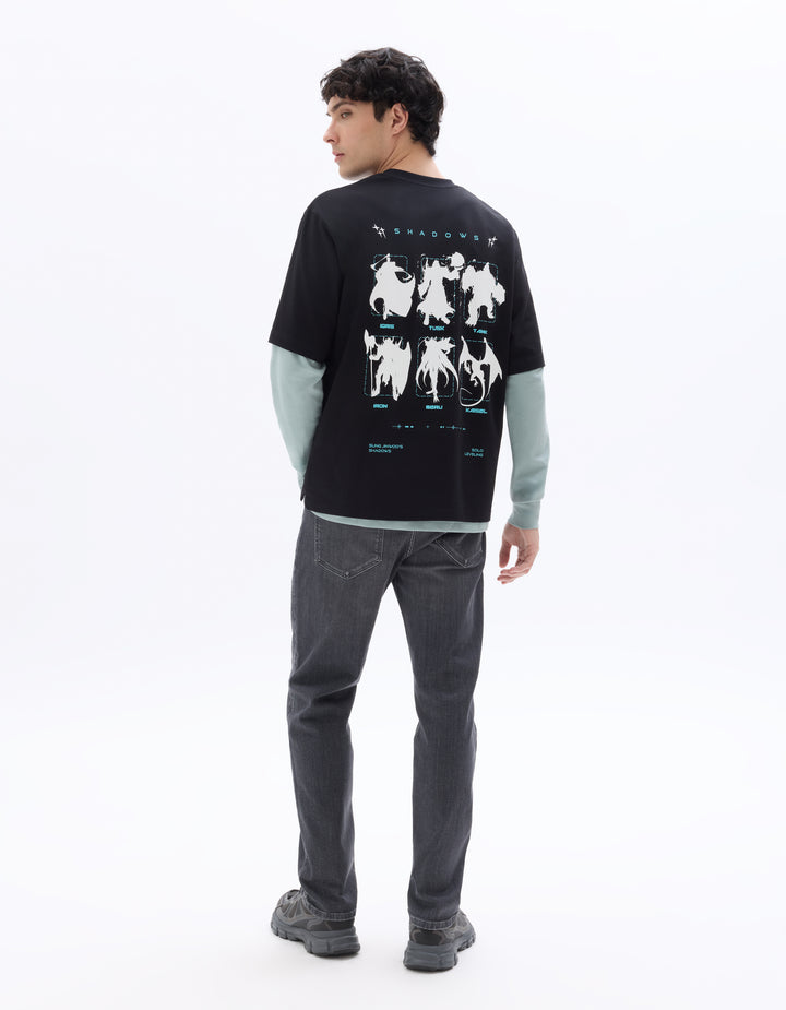Unisex - Knitted - T-Shirt - Short sleeves - U / V / round neck