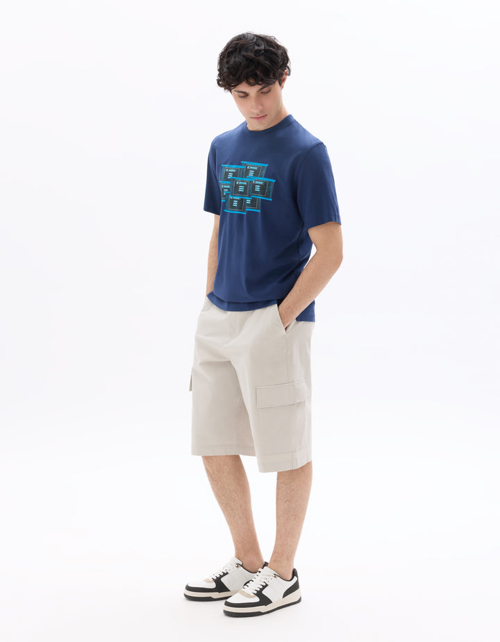 Unisex - Knitted - T-Shirt - Short sleeves - U / V / round neck