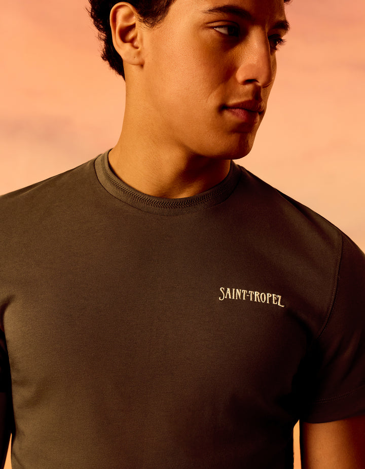 Saint-Tropez - Men's White T-shirt
