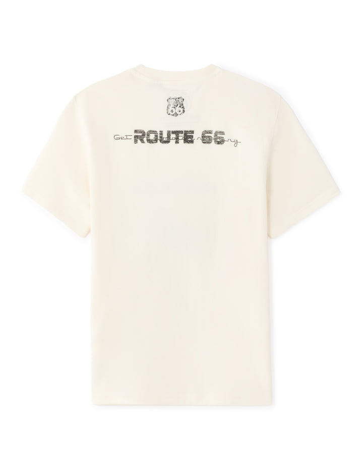 Men - Knitted - T-Shirt - Short sleeves - U round neck