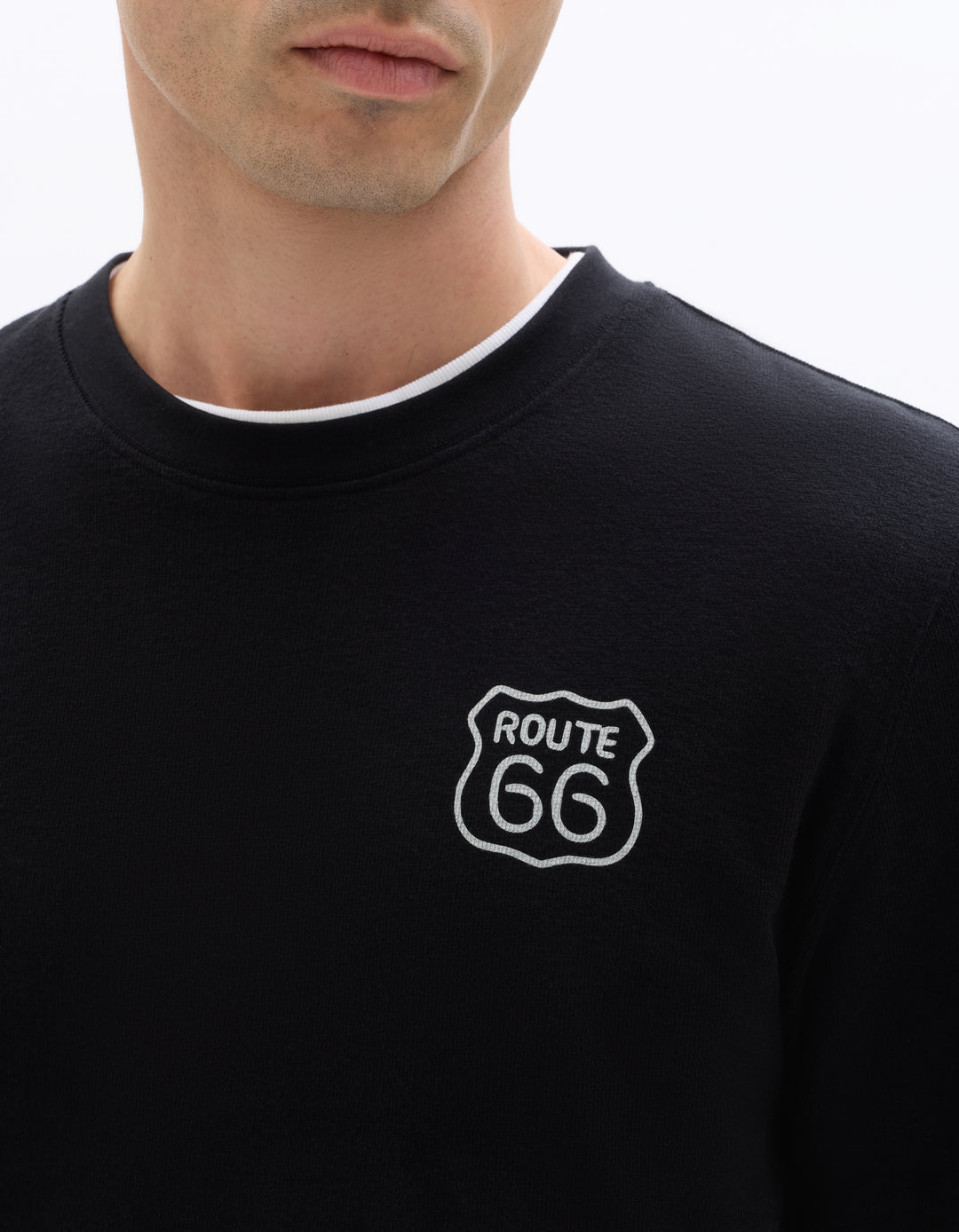 Men - Knitted - T-Shirt - Short sleeves - U round neck
