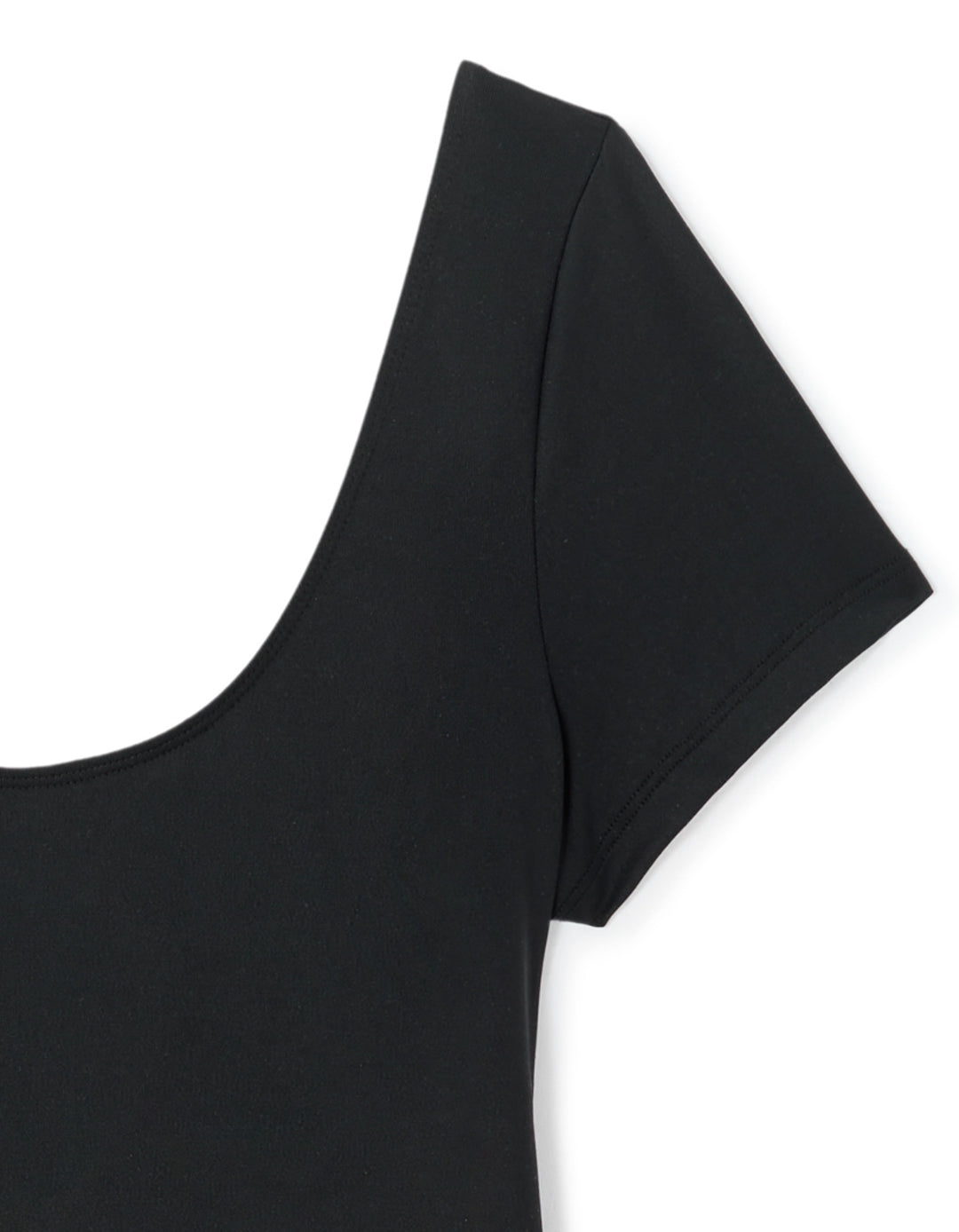 Short-sleeved stretch bodysuit