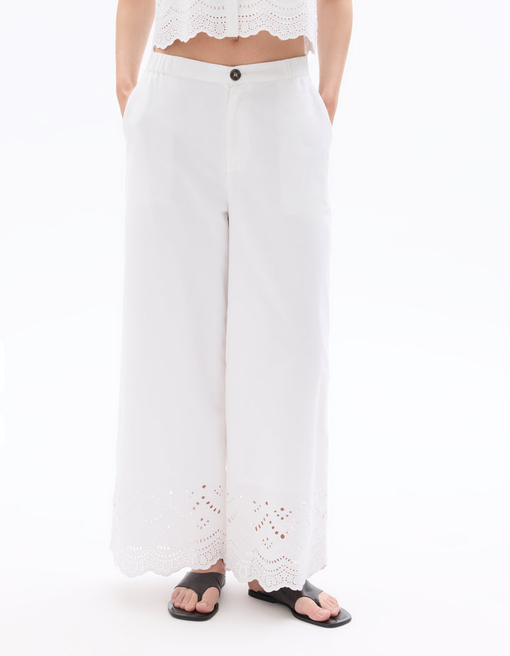 100% Cotton Embroide Pants