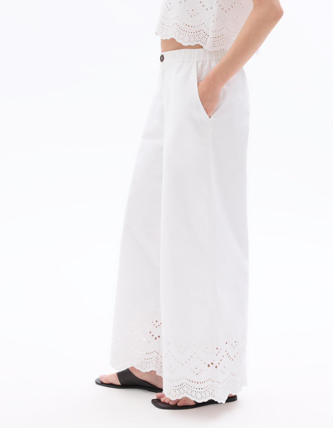 100% Cotton Embroide Pants