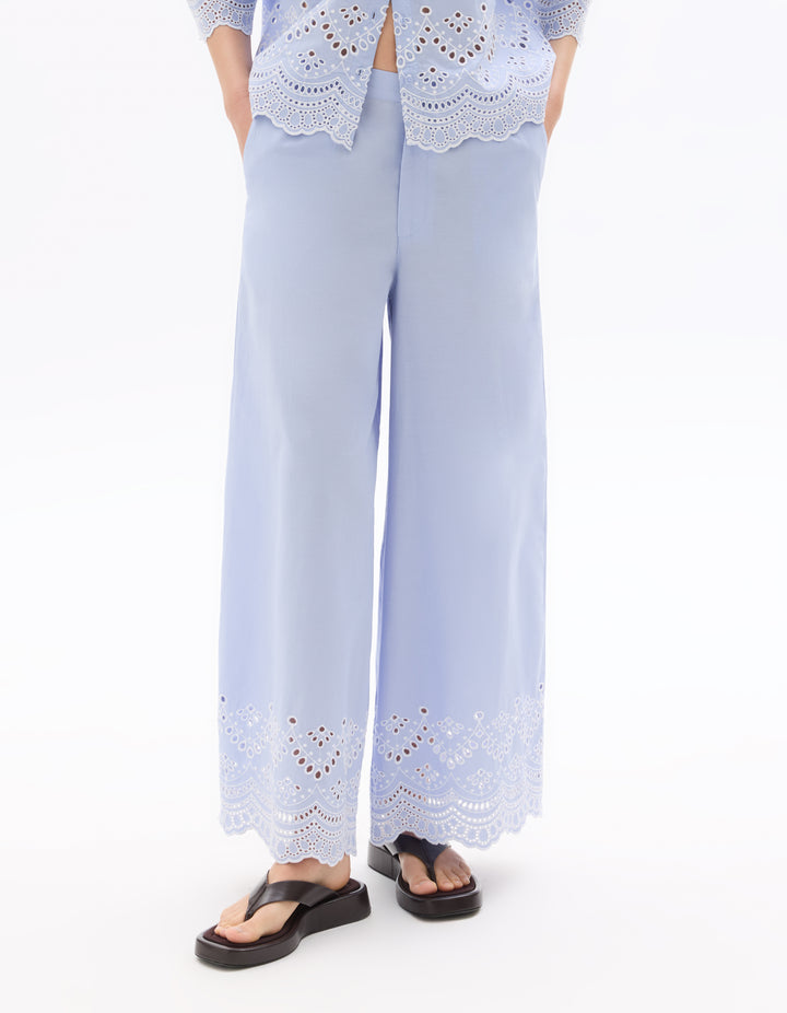 100% Cotton Embroide Pants