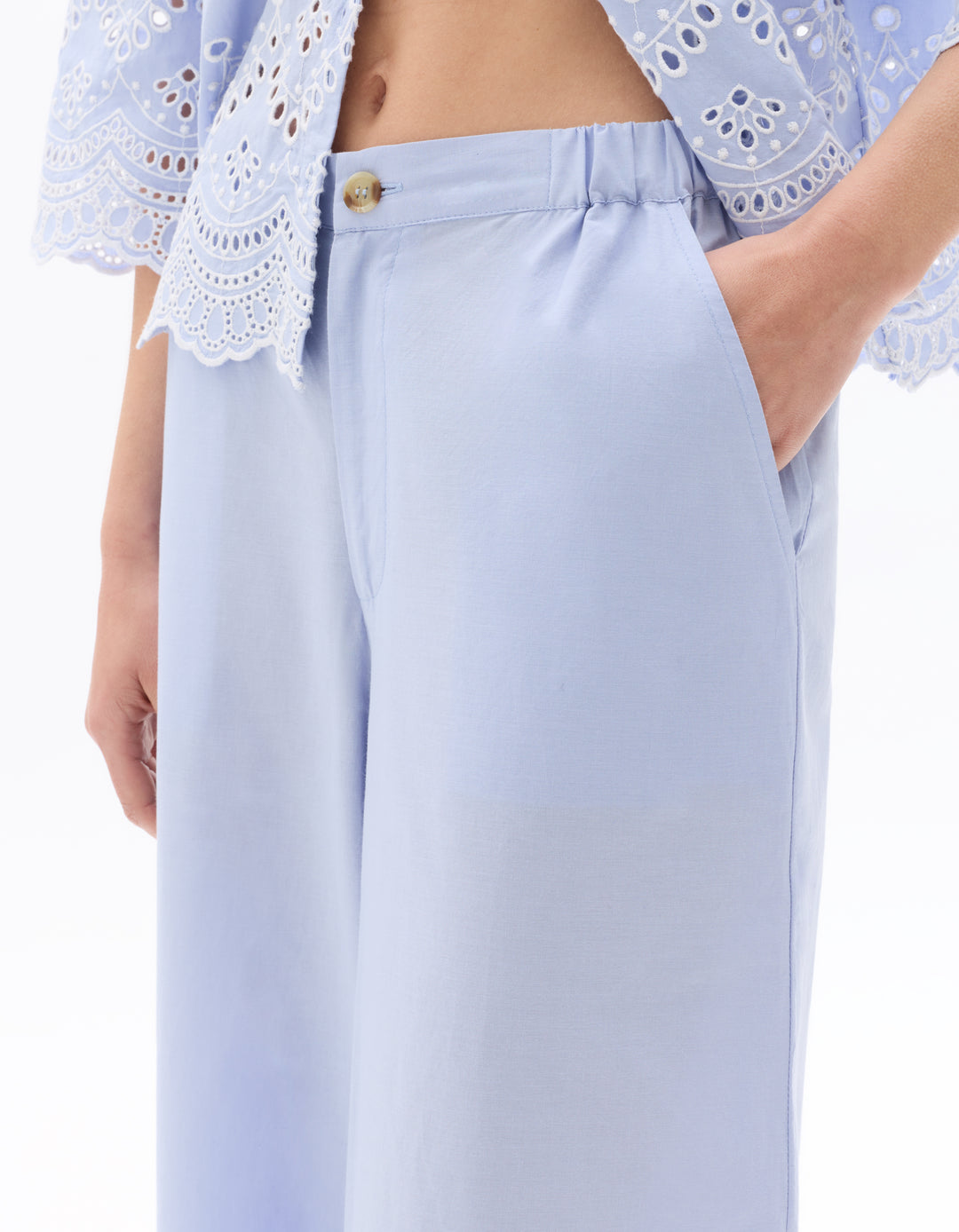 100% Cotton Embroide Pants