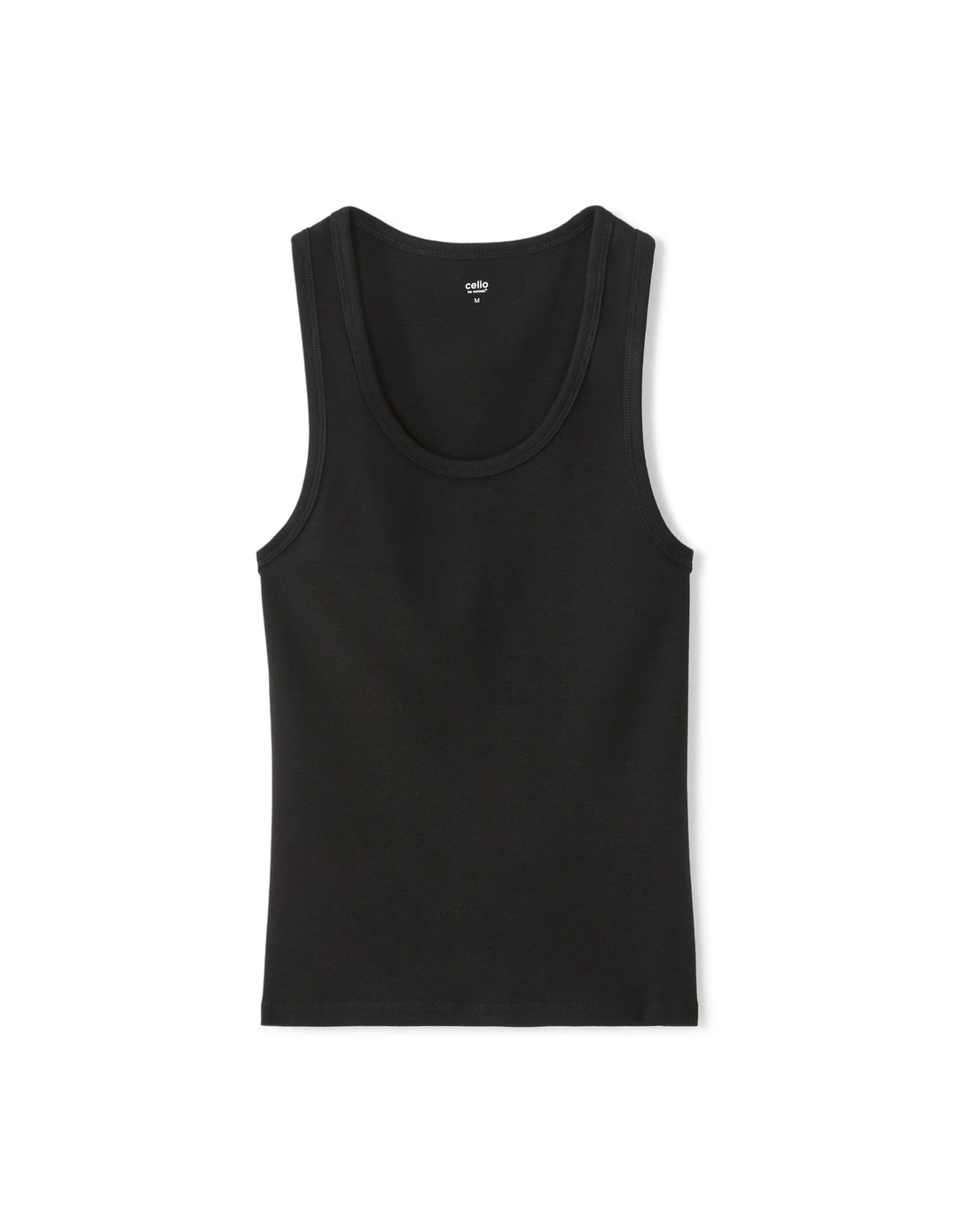 Ribbed Wide Strap Tank Top