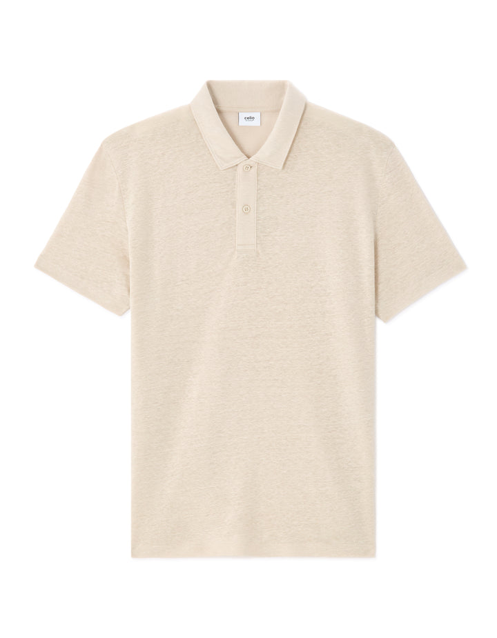 Men - Knitted - Polo Shirt - Short sleeves
