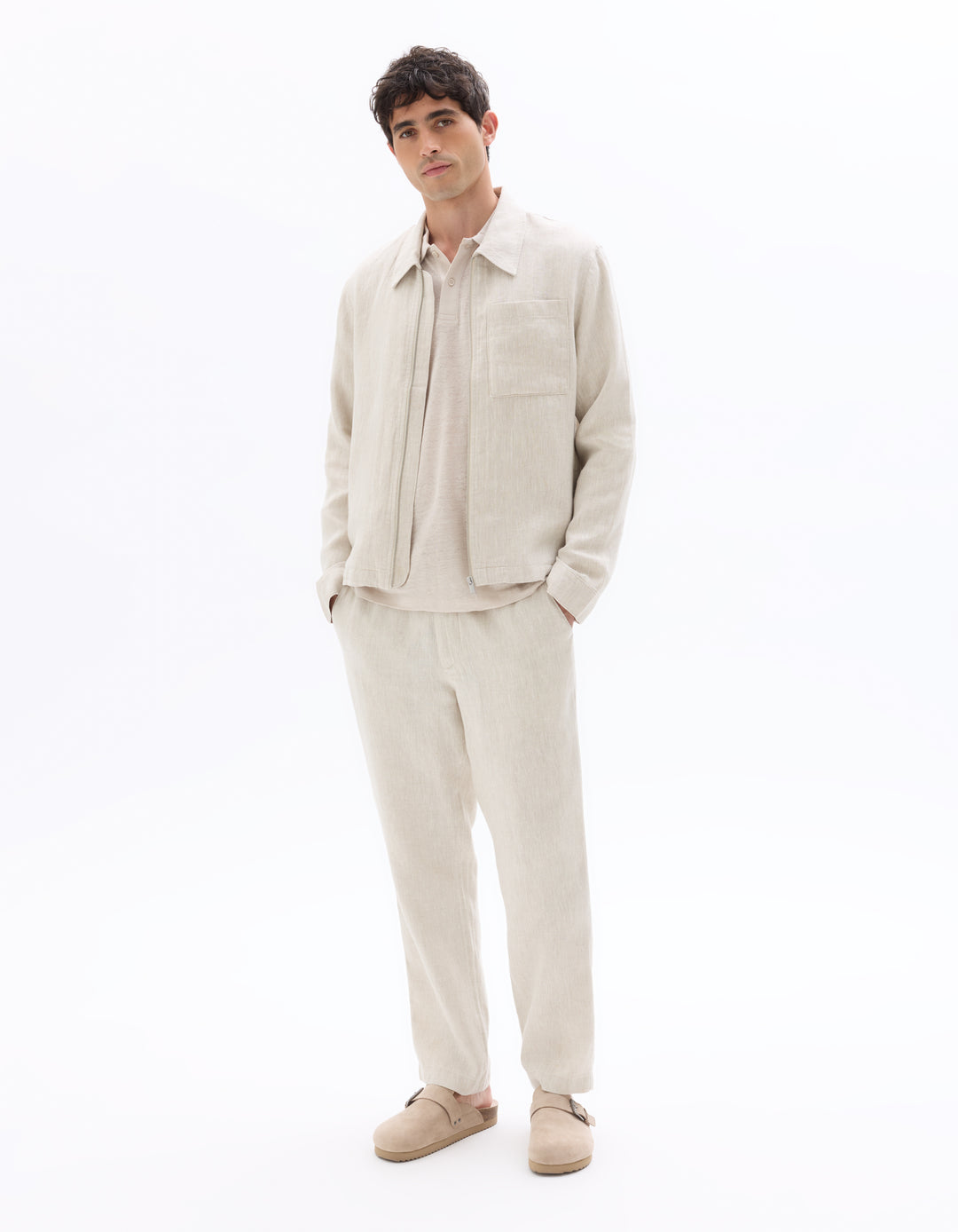 Men - Knitted - Polo Shirt - Short sleeves