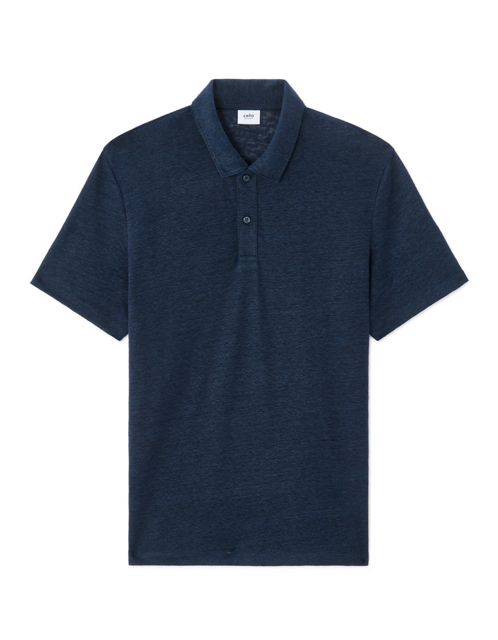 Men - Knitted - Polo Shirt - Short sleeves