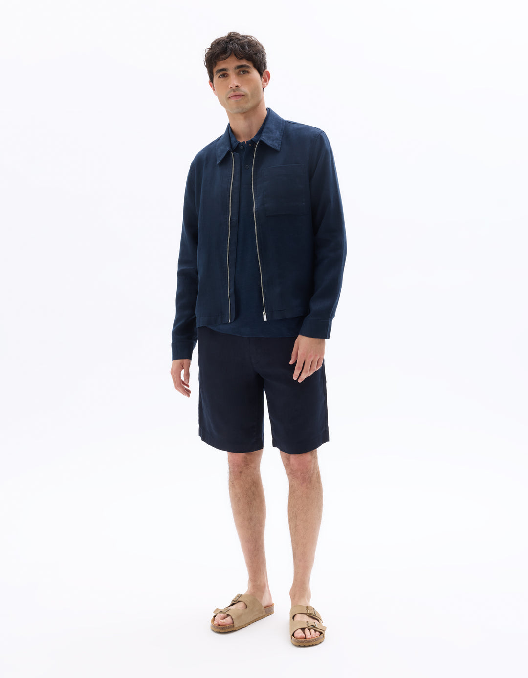 Men - Knitted - Polo Shirt - Short sleeves