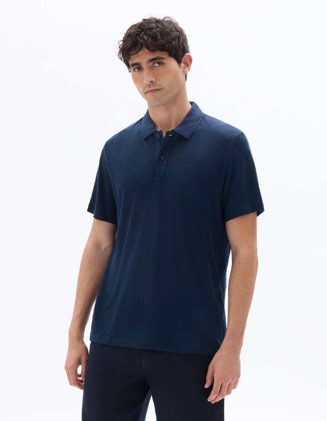 Men - Knitted - Polo Shirt - Short sleeves