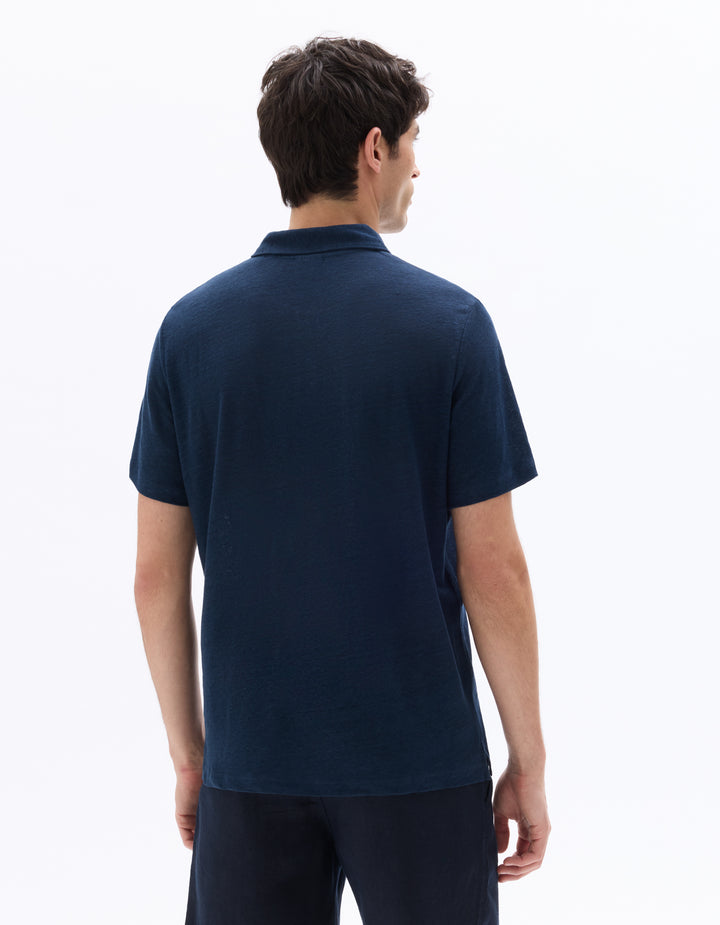 Men - Knitted - Polo Shirt - Short sleeves
