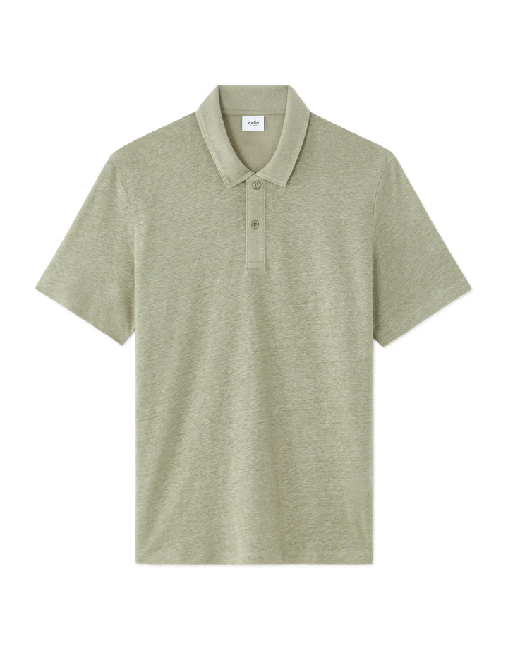 Men - Knitted - Polo Shirt - Short sleeves