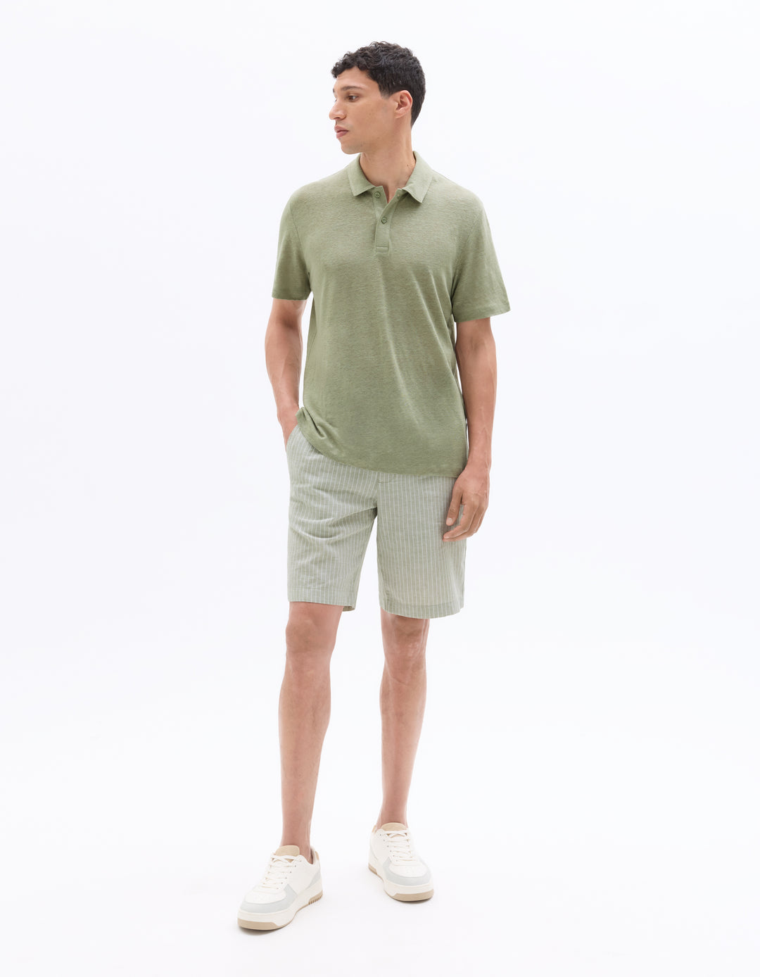 Men - Knitted - Polo Shirt - Short sleeves