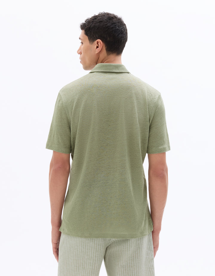 Men - Knitted - Polo Shirt - Short sleeves