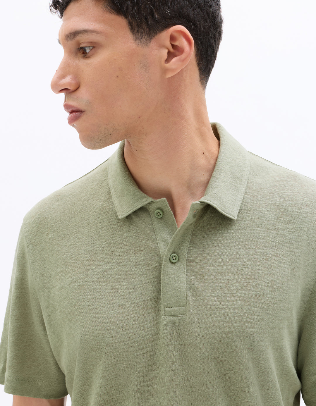 Men - Knitted - Polo Shirt - Short sleeves