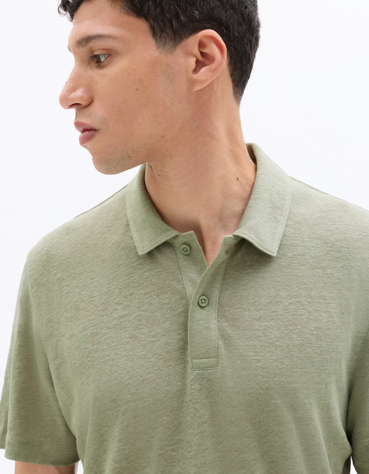 Men - Knitted - Polo Shirt - Short sleeves
