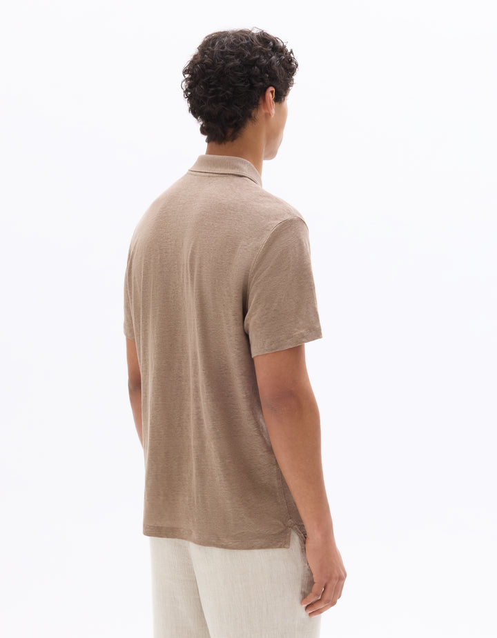 Men - Knitted - Polo Shirt - Short sleeves