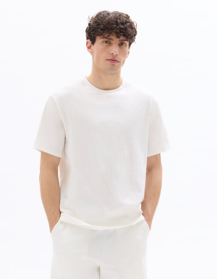 Unisex - Knitted - T-Shirt - Short sleeves - U / V / round neck