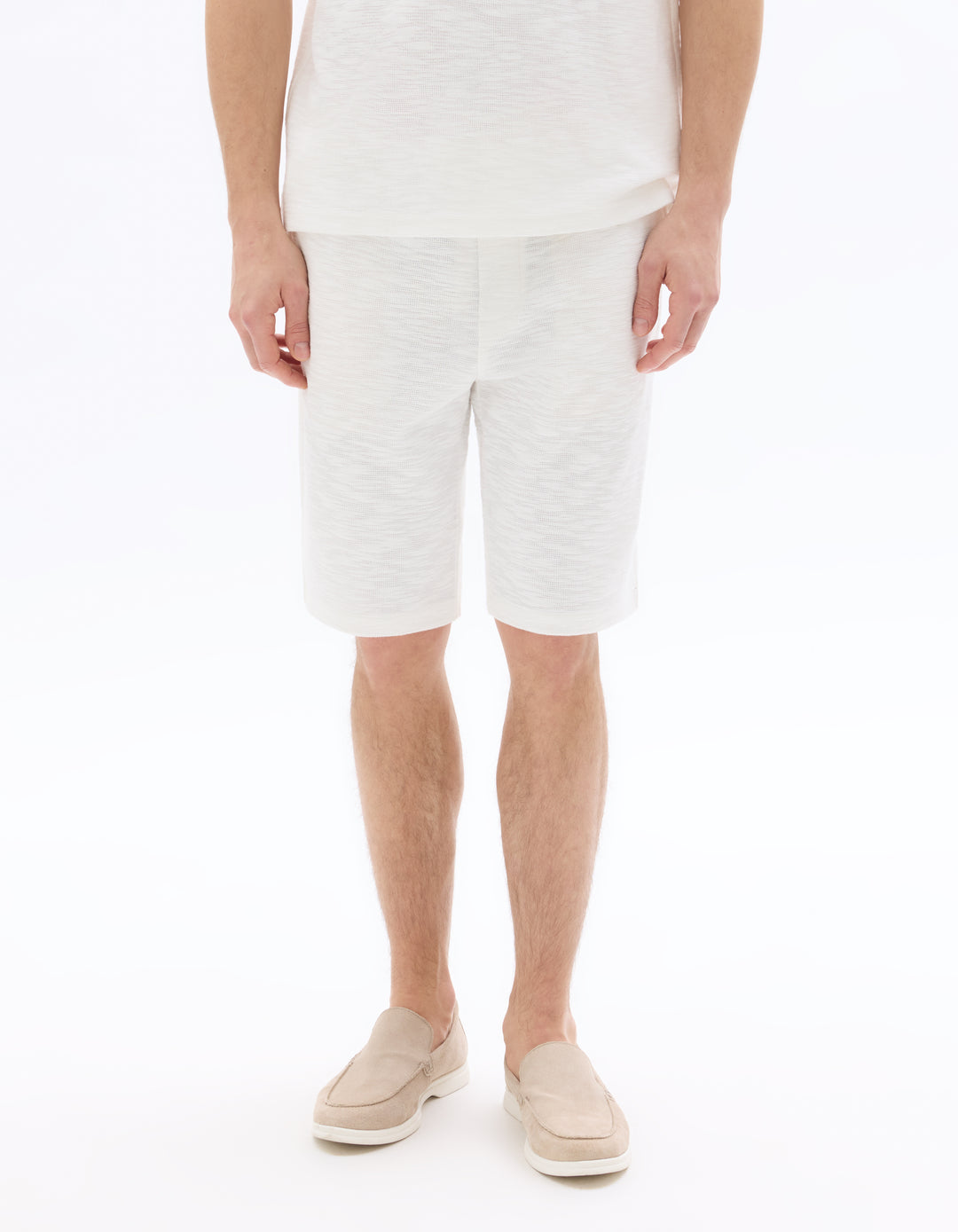 Men - Knitted - Bermuda shorts