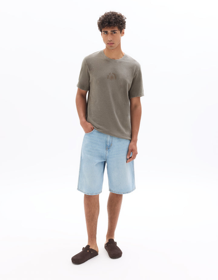 Boxy crew neck t-shirt Rio de Janeiro print