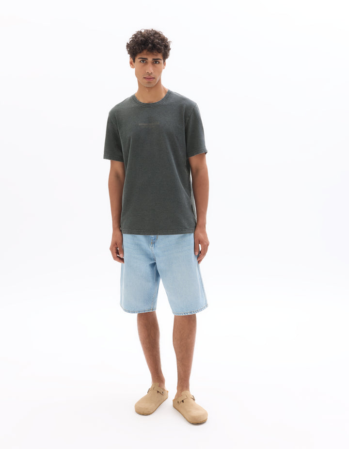 Unisex - Knitted - T-Shirt - Short sleeves - U / V / round neck