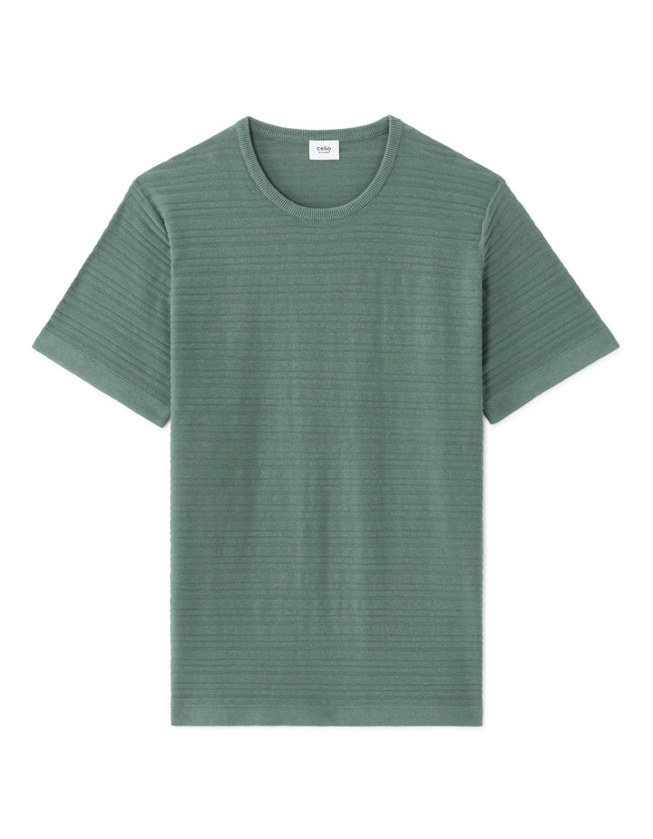 Unisex - Knitted - T-Shirt - Short sleeves - U / V / round neck