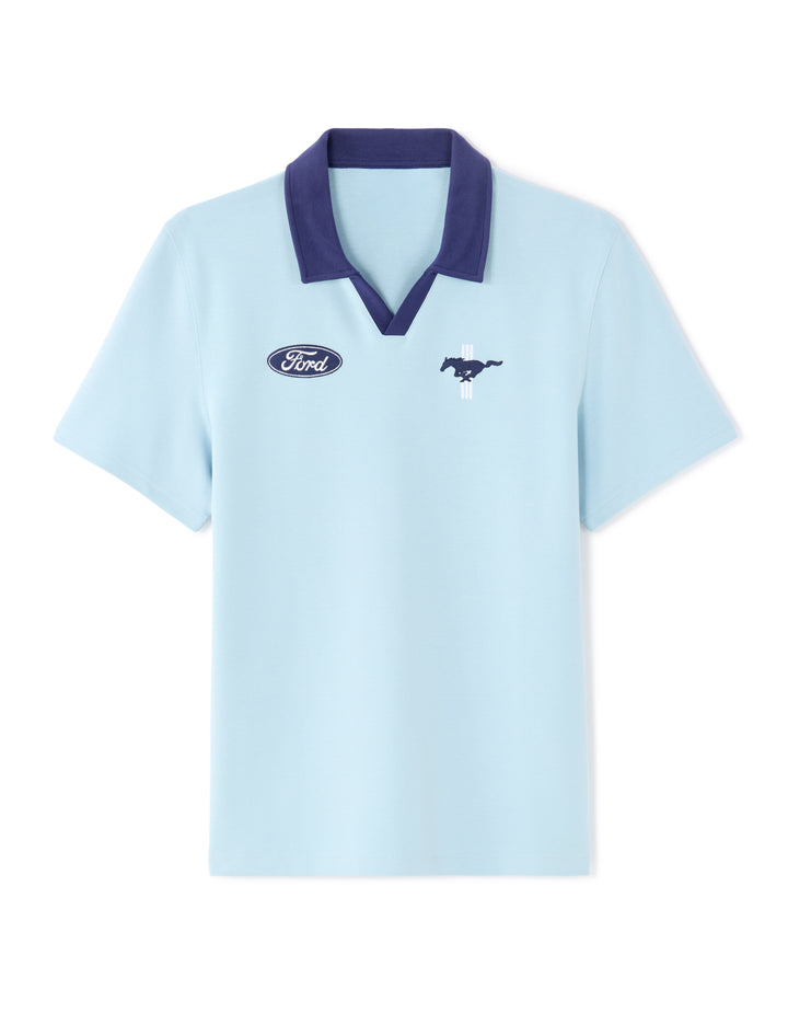 Men - Knitted - Polo Shirt - Short sleeves