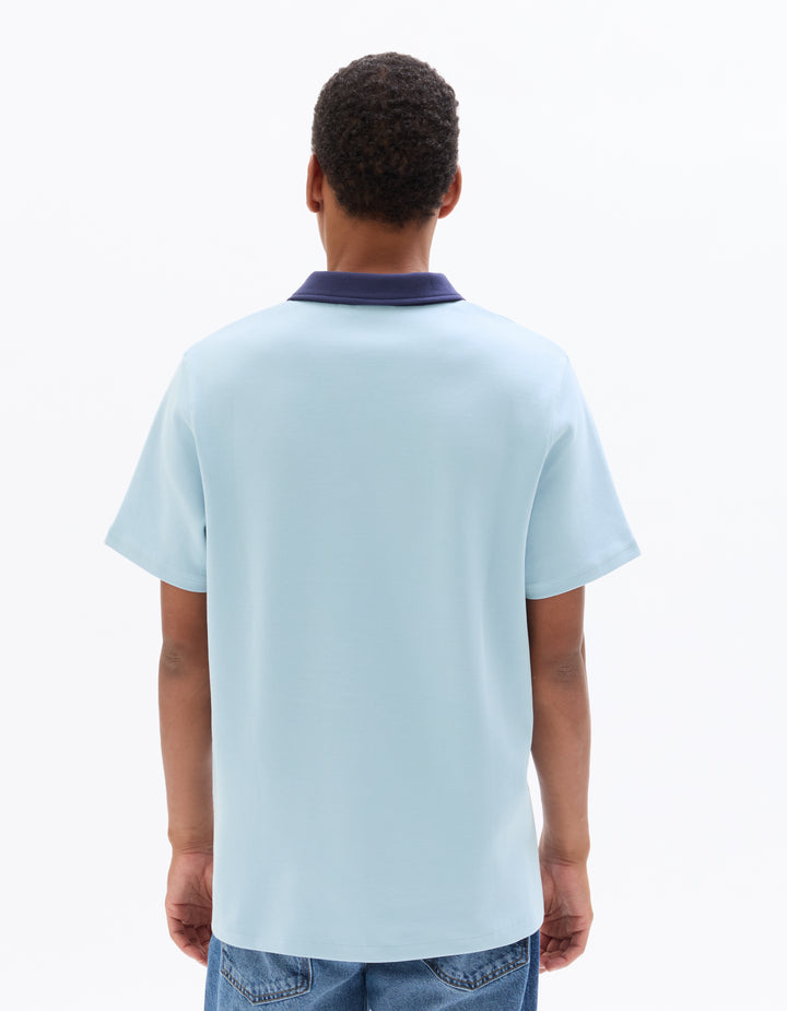 Men - Knitted - Polo Shirt - Short sleeves