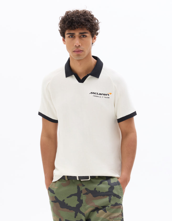 McLaren Racing - White Polo