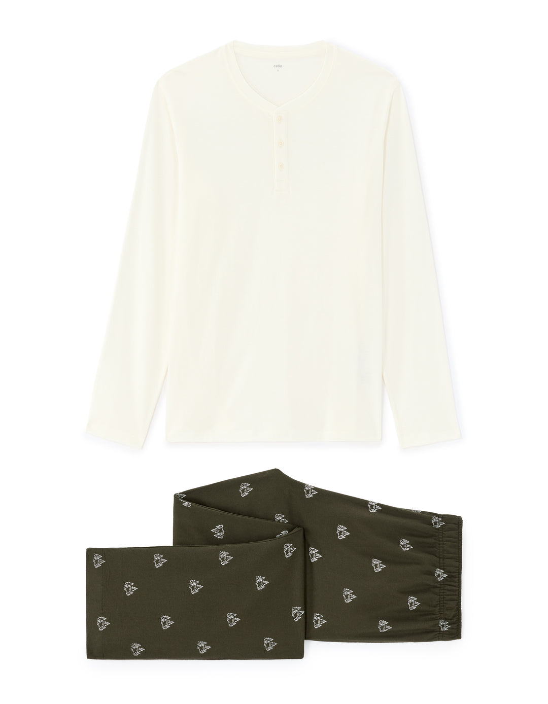 Unisex - Knitted - Pyjama (Top + Pants)-BAS 6204623990