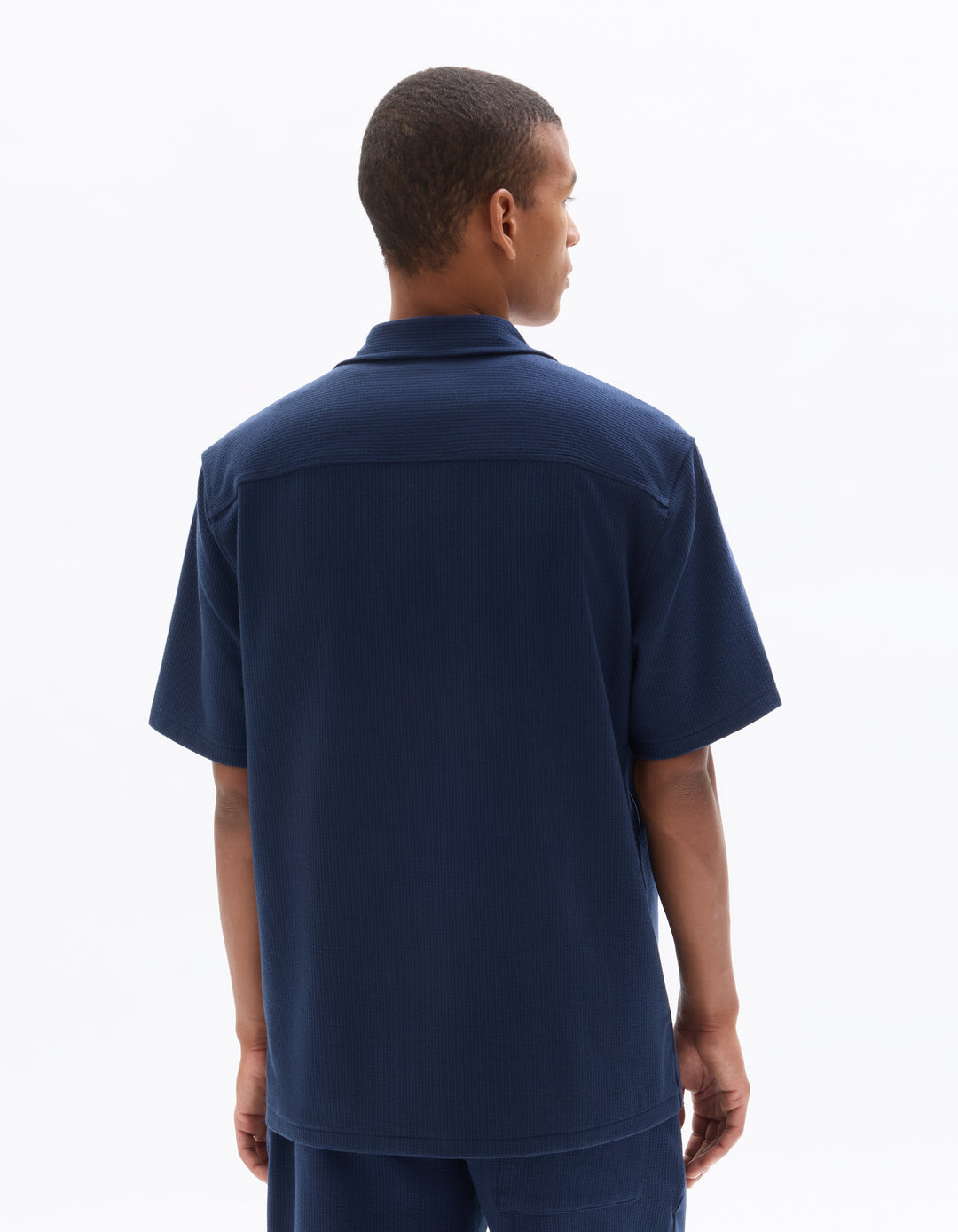 Men - Knitted - Shirt - Short sleeves
