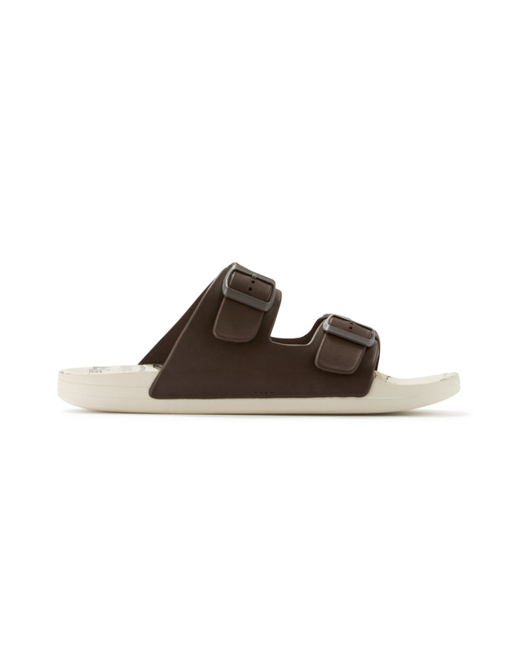 Shoes - rubber/plastic outer soles - plastic uppers - not covering the ankle