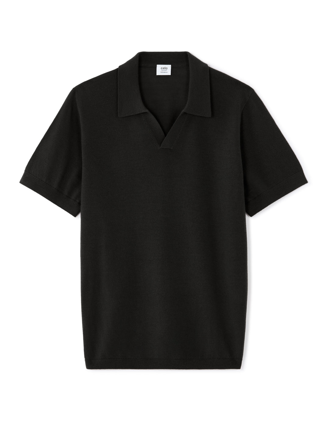 Men - Knitted - Polo Shirt - Short sleeves