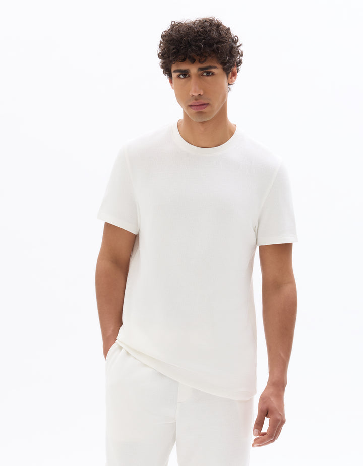 Unisex - Knitted - T-Shirt - Short sleeves - U / V / round neck