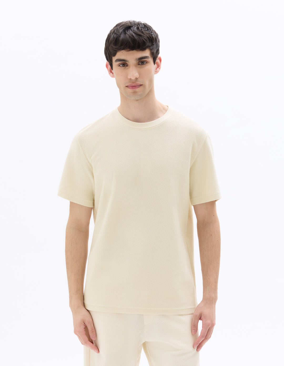 Unisex - Knitted - T-Shirt - Short sleeves - U / V / round neck
