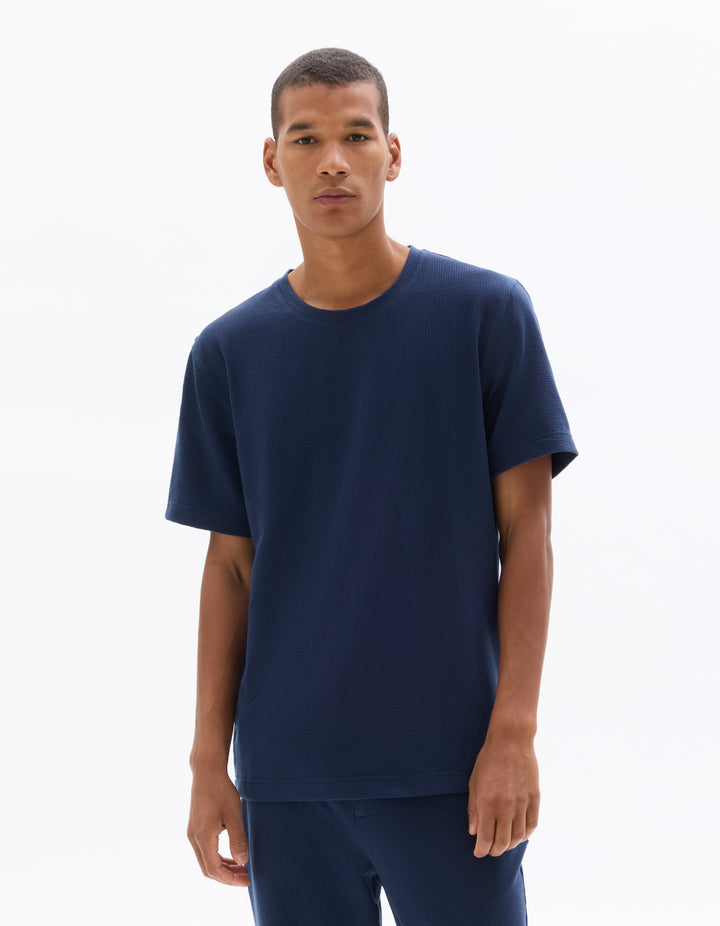 Unisex - Knitted - T-Shirt - Short sleeves - U / V / round neck