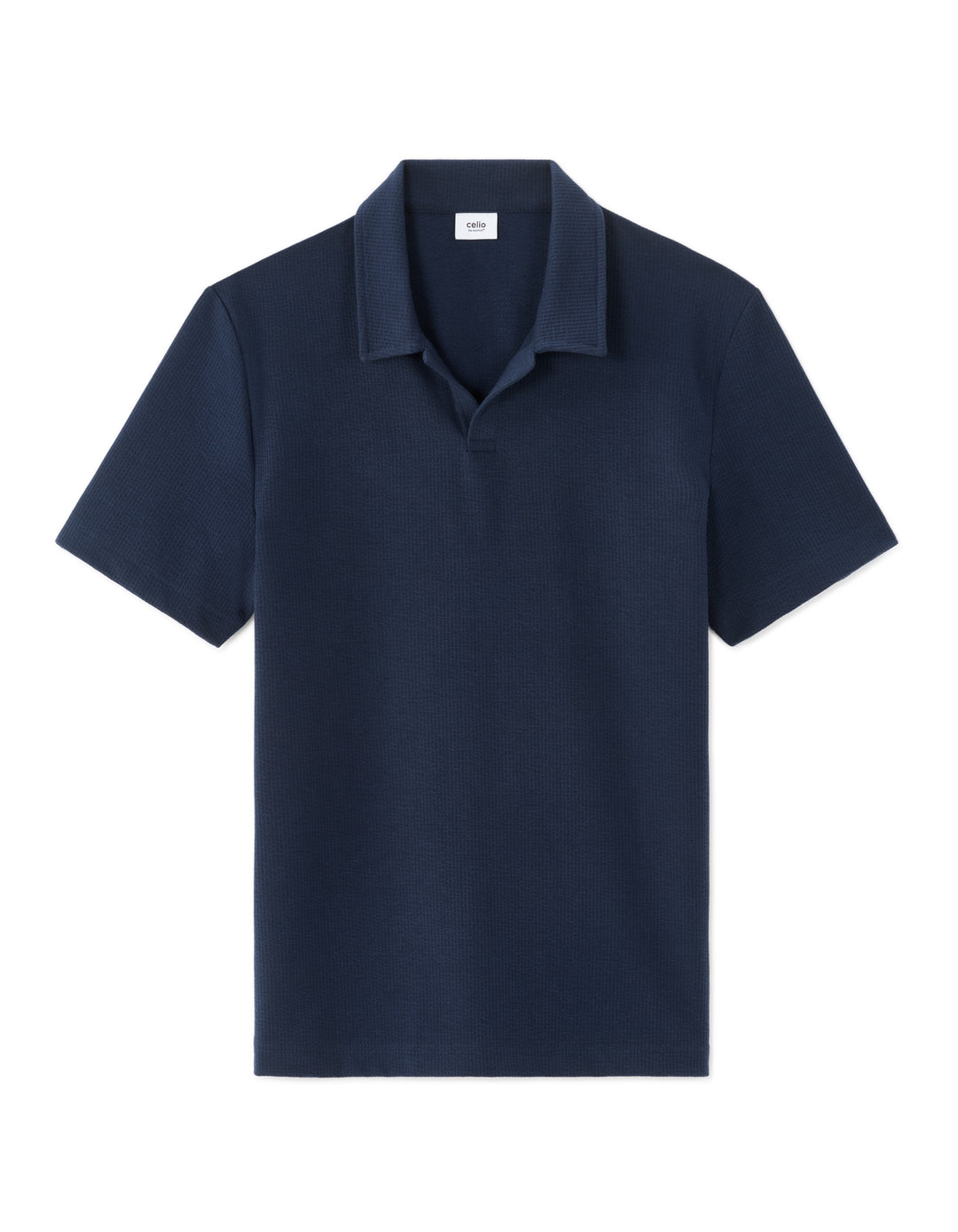 Men - Knitted - Polo Shirt - Short sleeves