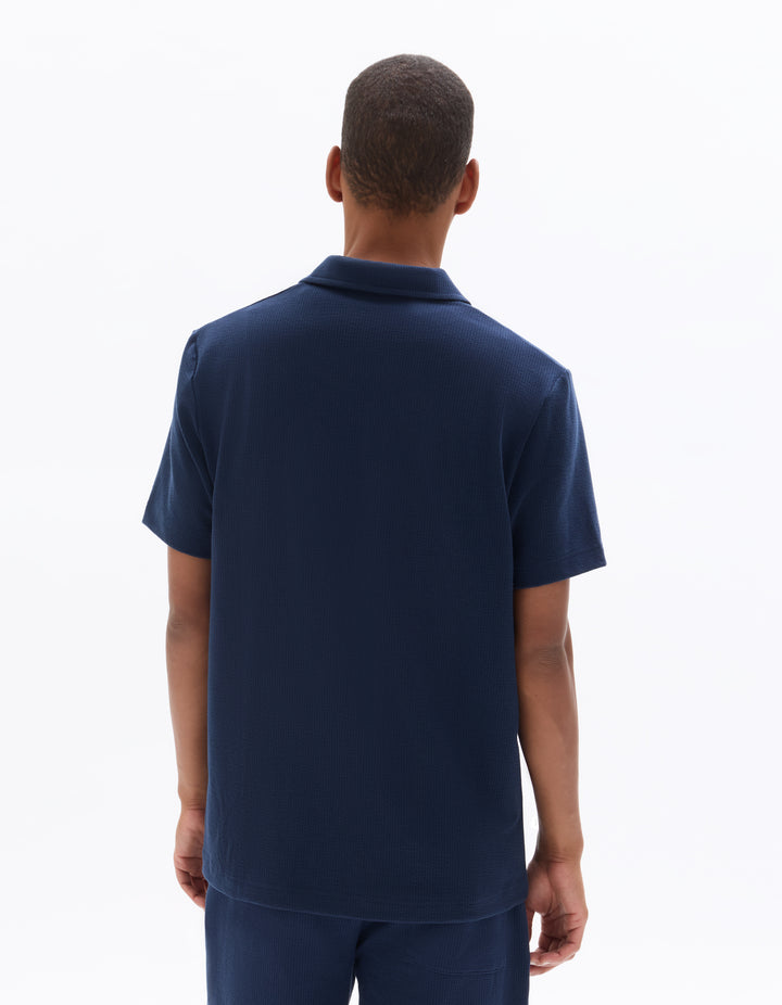 Men - Knitted - Polo Shirt - Short sleeves