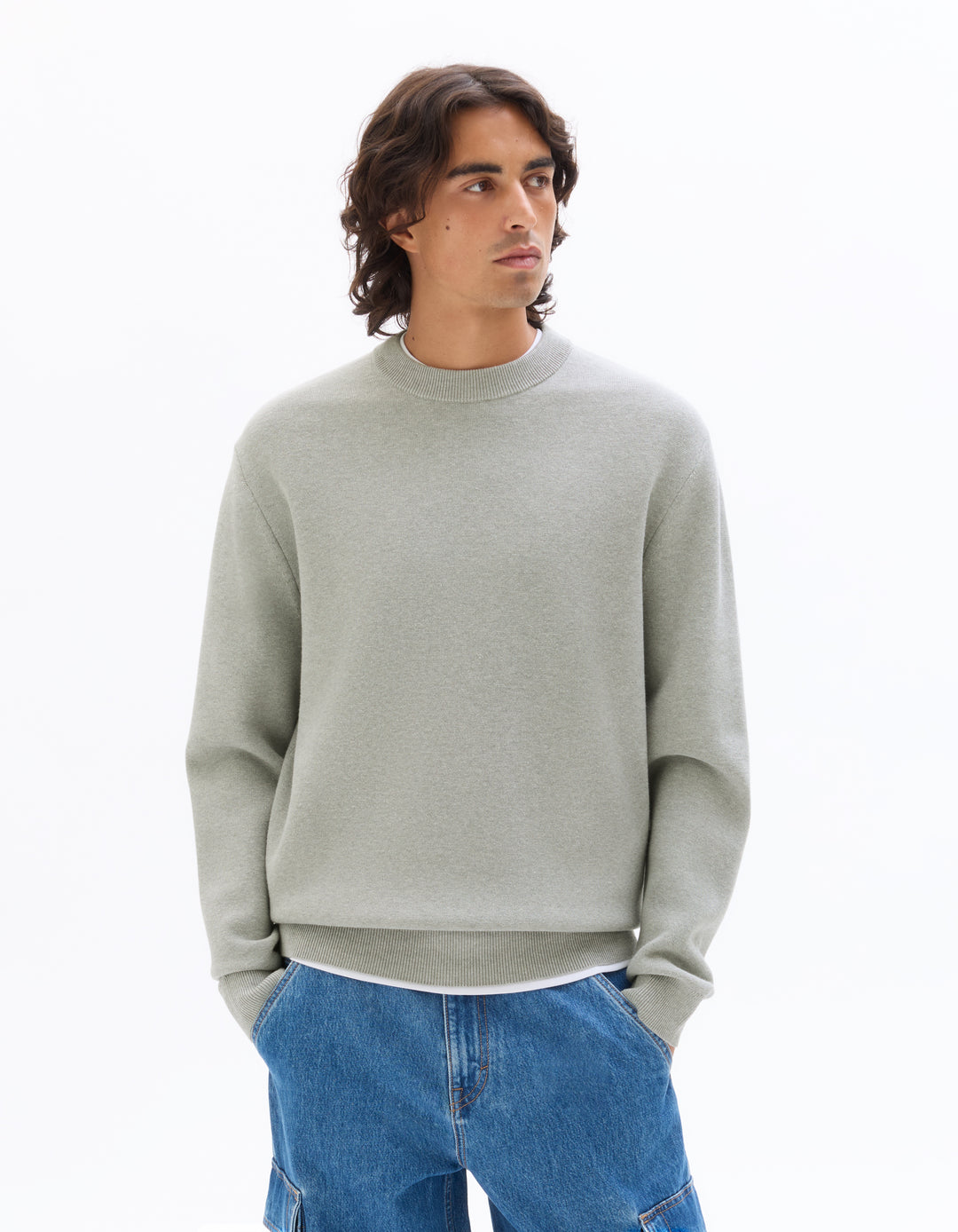 Men - Knitted - Sweater - Long sleeves