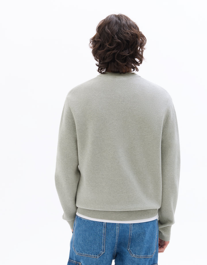 Men - Knitted - Sweater - Long sleeves