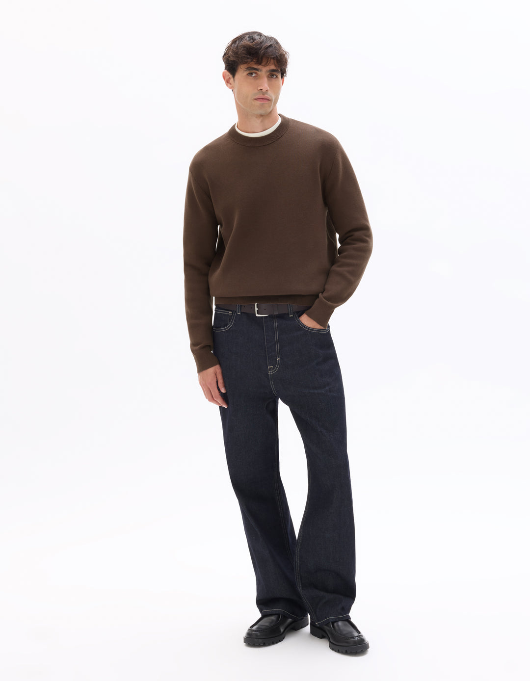 Men - Knitted - Sweater - Long sleeves