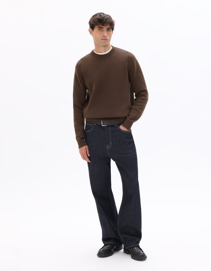 Men - Knitted - Sweater - Long sleeves