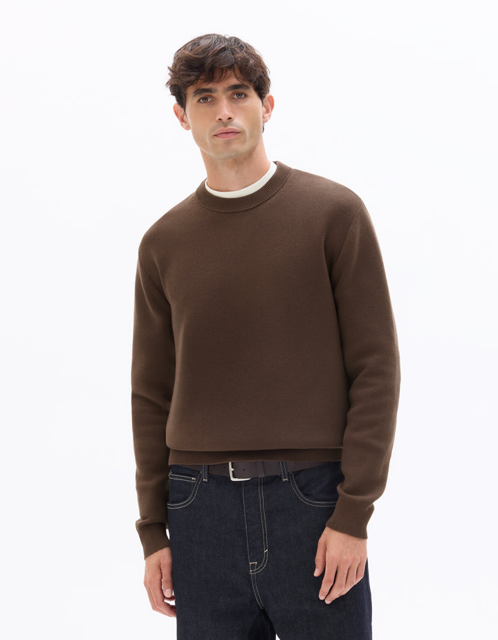 Men - Knitted - Sweater - Long sleeves