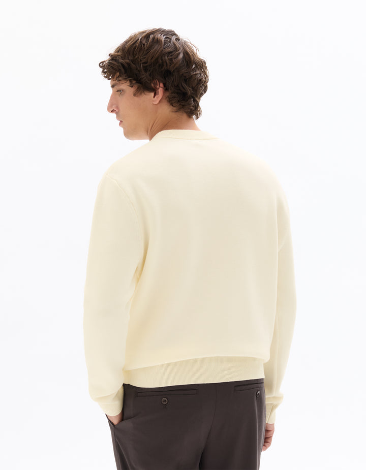 Men - Knitted - Sweater - Long sleeves