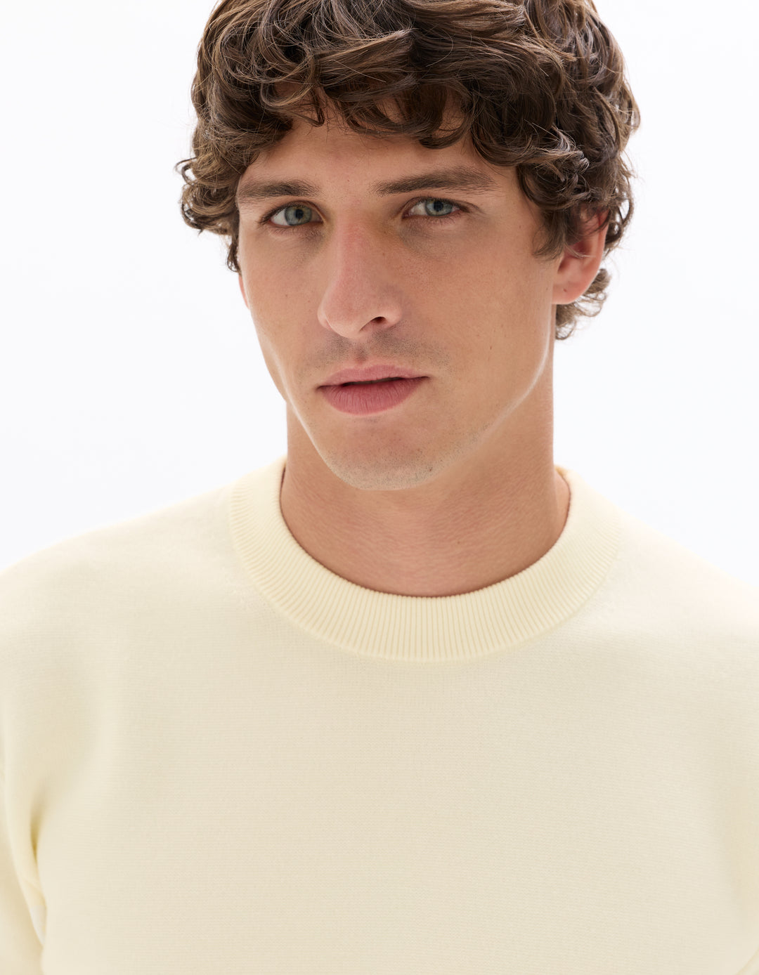 Men - Knitted - Sweater - Long sleeves
