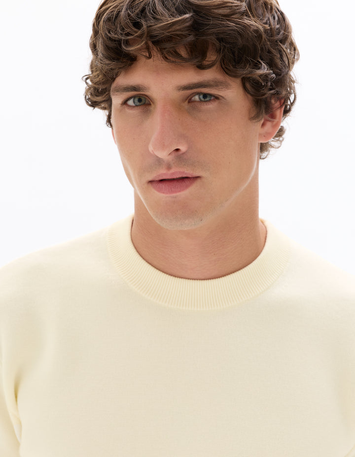 Men - Knitted - Sweater - Long sleeves